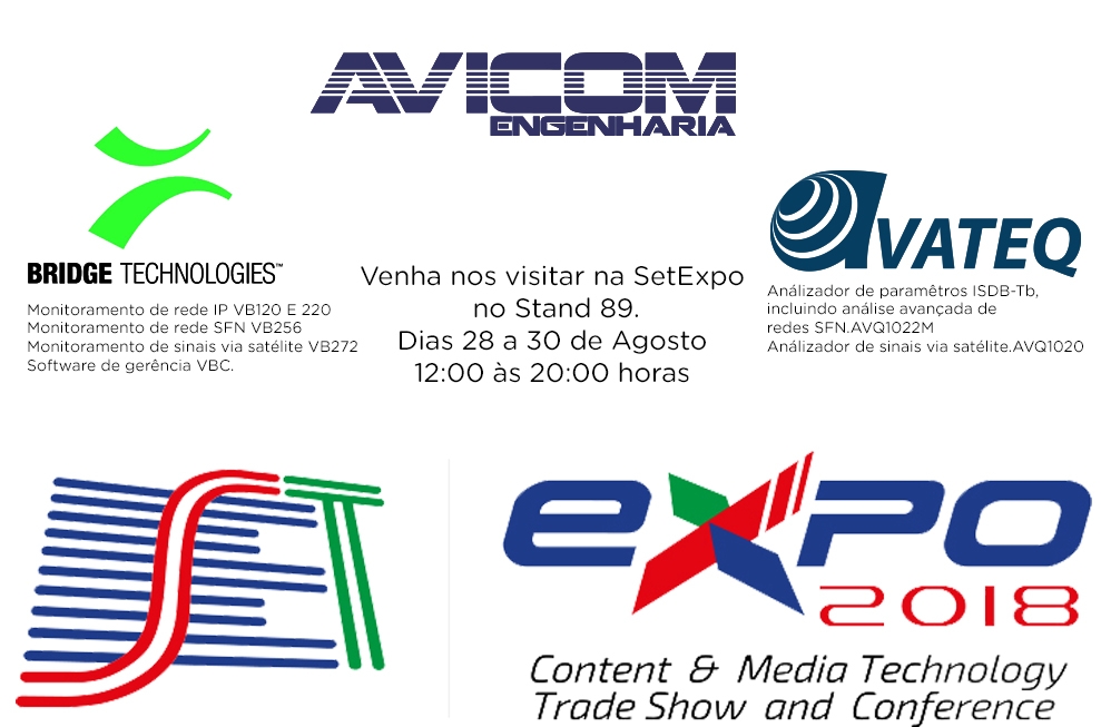 Visite o stand da Avicom na feira da SetExpo 2018